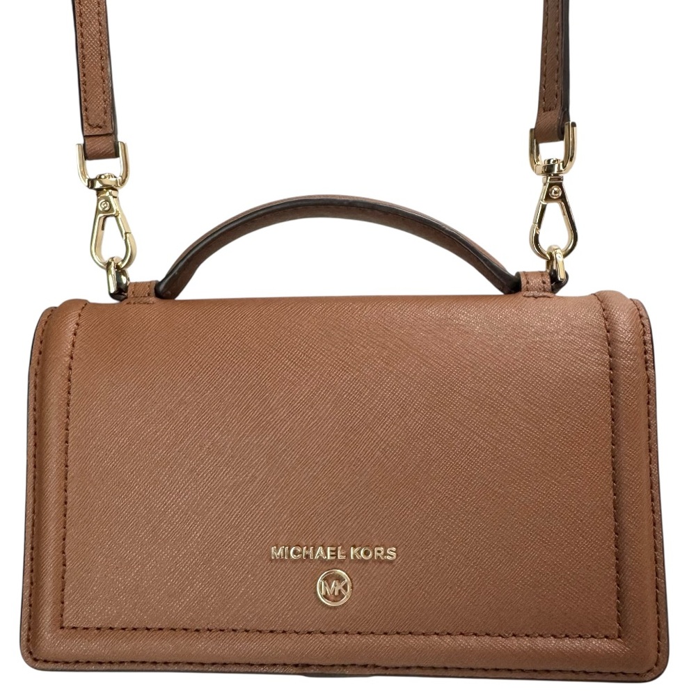 Michael Kors Jet Set Small Crossgrain Leather Smartphone Crossbody - Picture 3 of 16